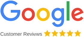 Google logo with a 3-star rating and 'User Reviews' text.